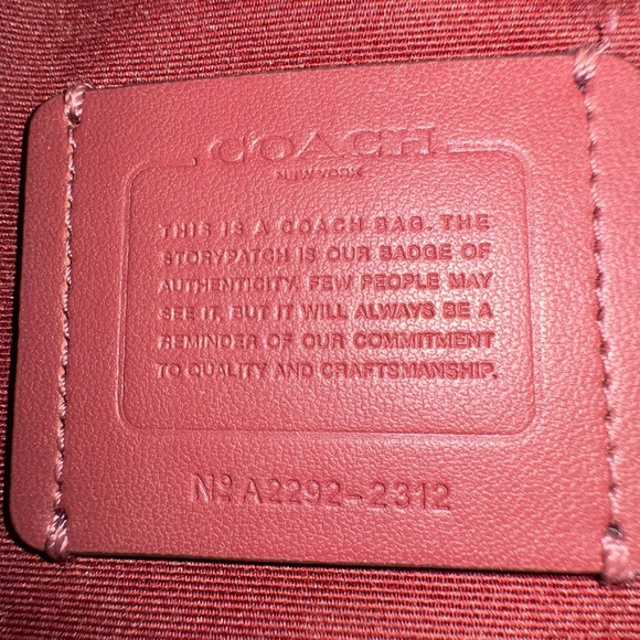 Small Town Bucket Bag In Signature Canvas (with Wine/Red Color Interior) - Picture 4 of 5